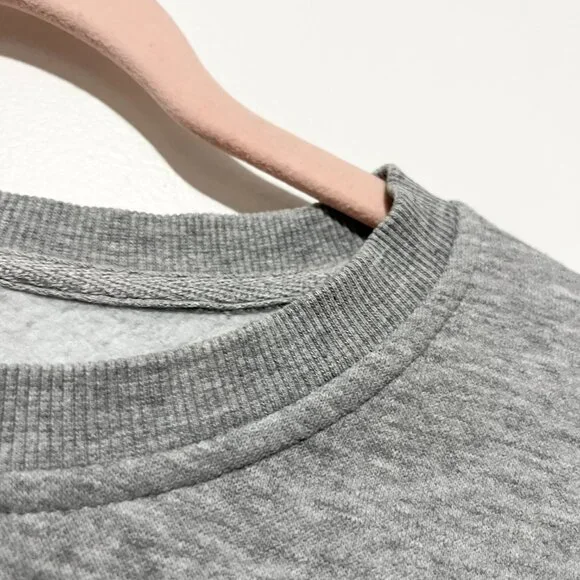 Beautiful Disaster Womens Crewneck Sweatshirt C2X Gray Lounge Cozy Weekend Comfy - Picture 9 of 9